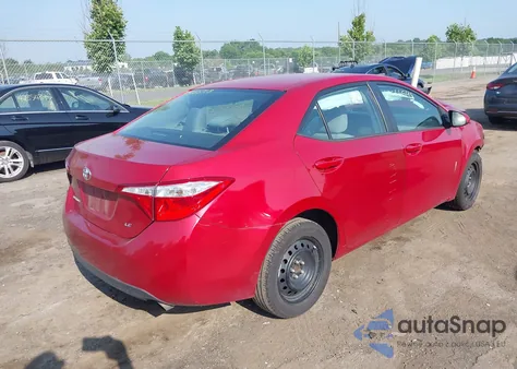 2016 Toyota Corolla Le из США, поврежденный, VIN 5YFBURHEXGP527996